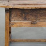 Table basse/d'appoint espagnole antique en bois fruitier