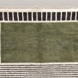 Handmade artisanal Moroccan Atlas rug made from natural wool.