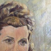 Oil portrait of a woman, 50/60's