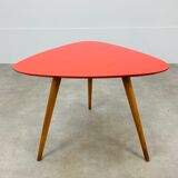 Steiner tripod side table by Baumann red