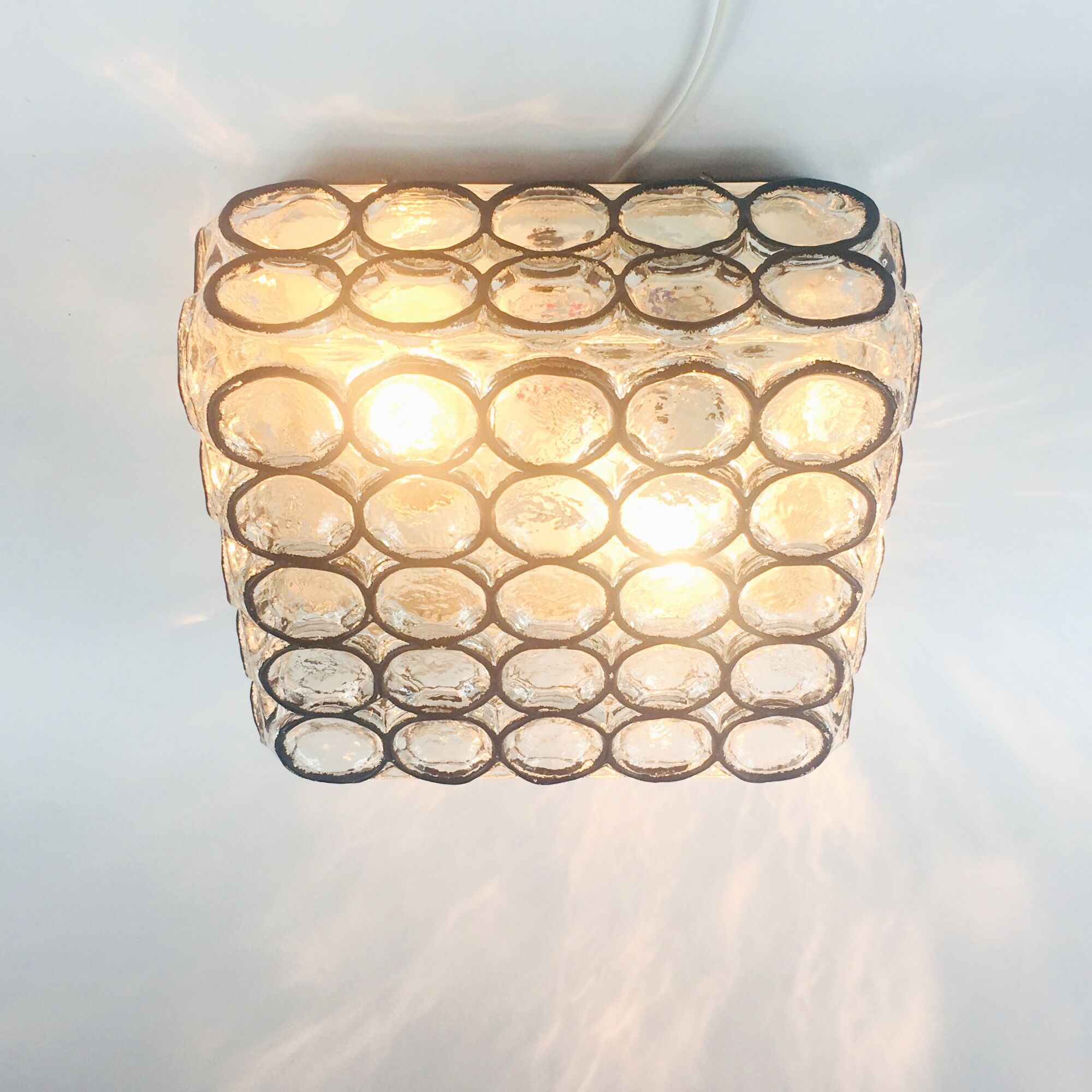 Pair ceiling Lamps From Limburg, Germany 1960s