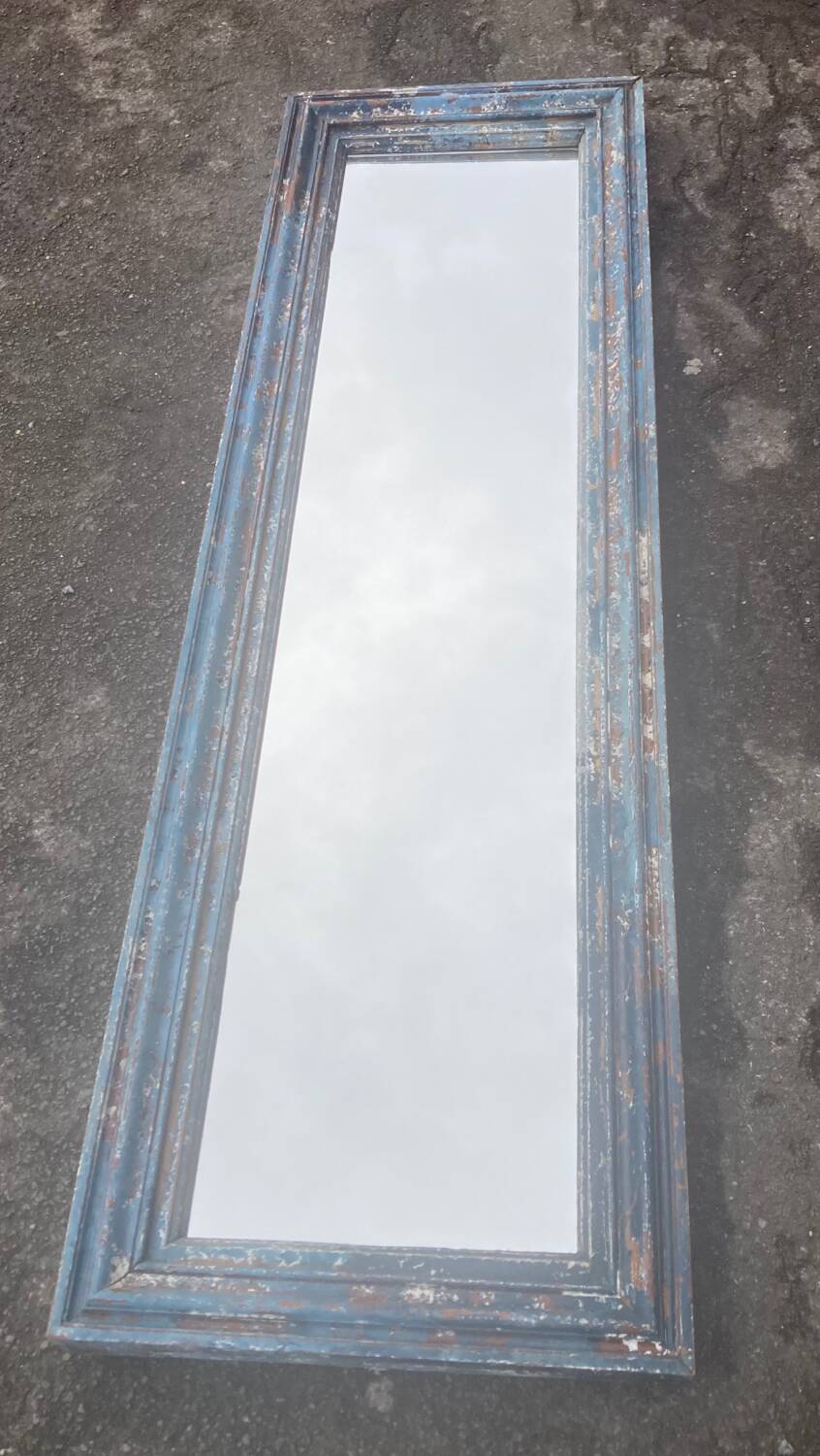 Ancien miroir d’entrée belle patine