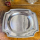Silver-plated metal plate, Gallia model, Christofle