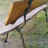 Cast iron and wood garden bench 1900