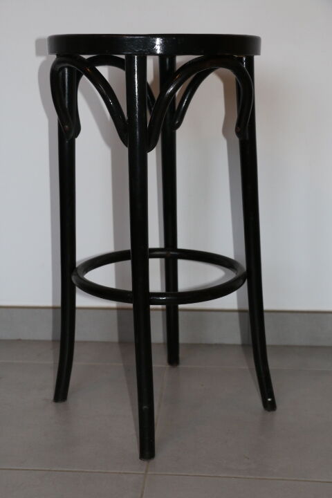 Dark wood stool 705mm