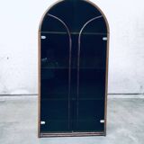 Rattan Bamboo High Board Display Chest, 1970s