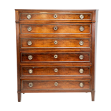 Georgian continental mahogany secretaire bureau