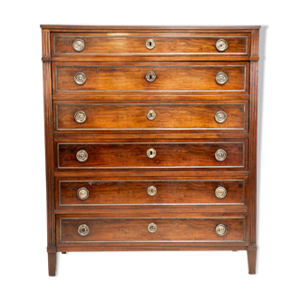 Georgian continental mahogany secretaire bureau