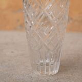 Vintage vase in cut crystal