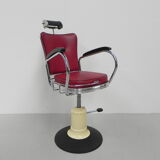 Vintage barber chair, barber chair Nubert