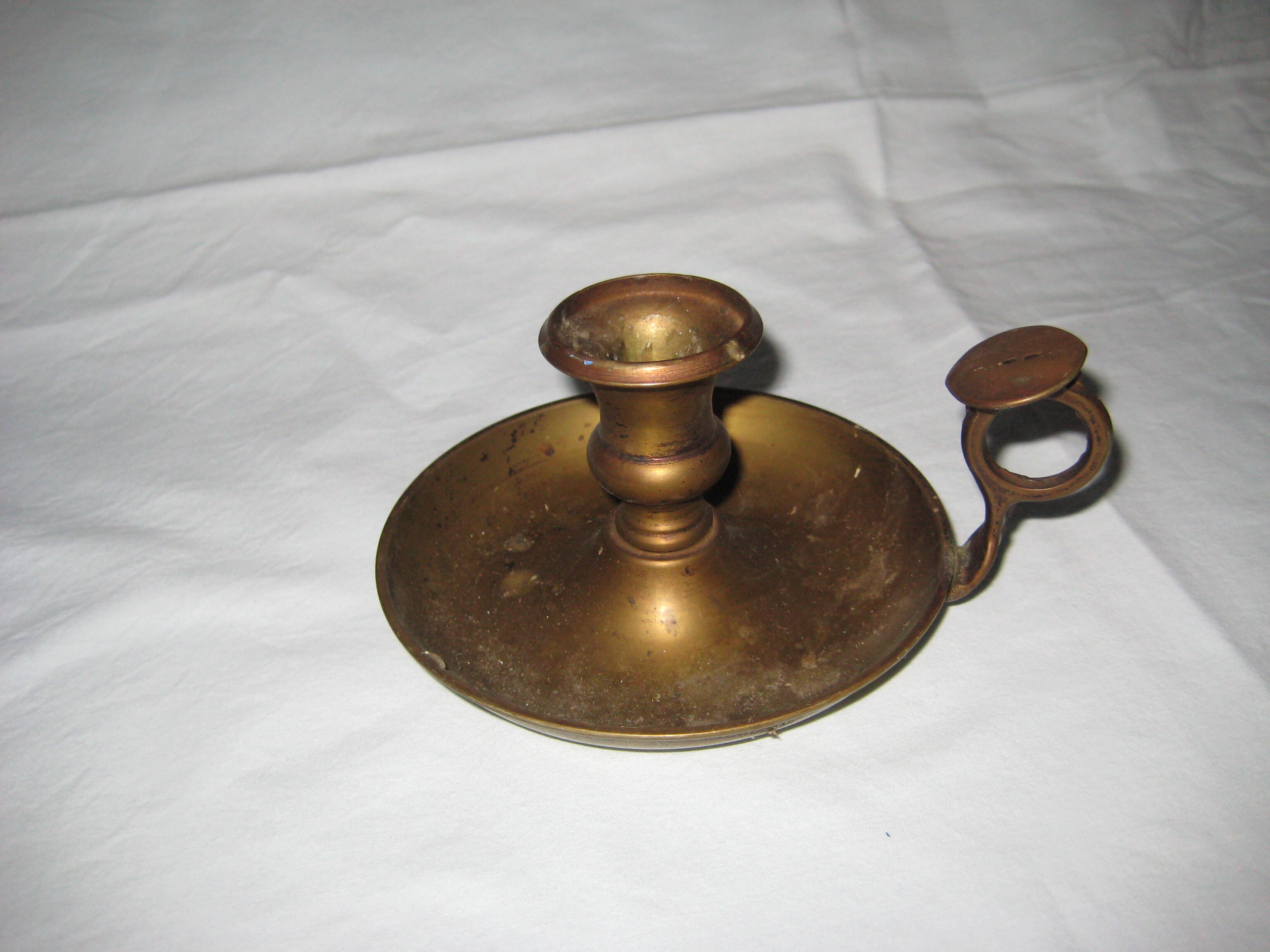 Lot of old candlesticks