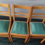 4 vintage bistro chairs 1950