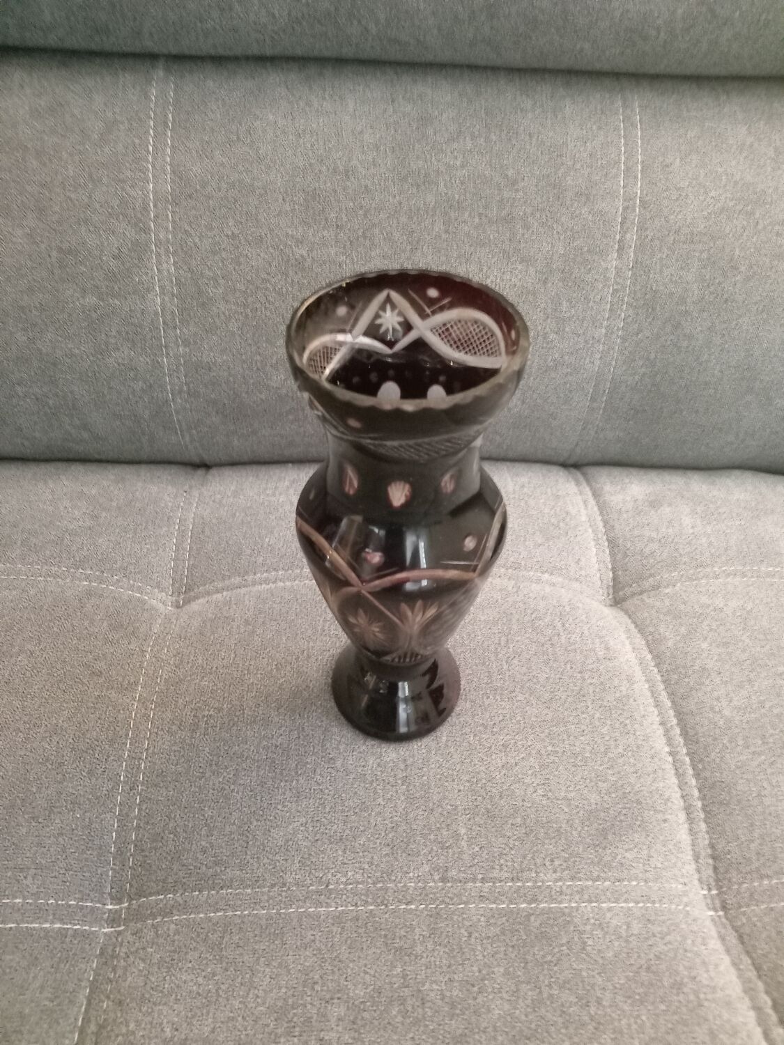 Vintage Bohemian Crystal Vase