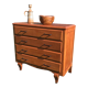 1950 vintage chest of drawers in gilded oak