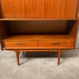 Secretary, 1960 Scandinavian high teak row
