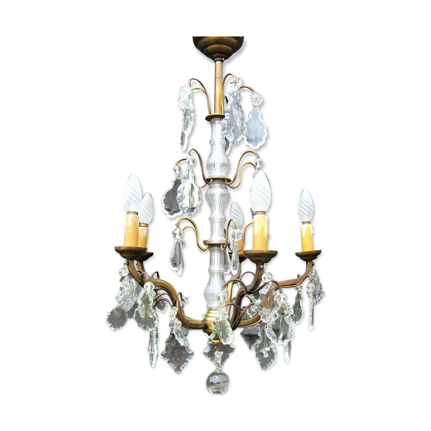 Louis XV style crystal chandelier
