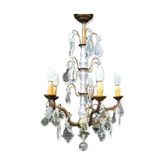 Lustre en cristal style Louis XV