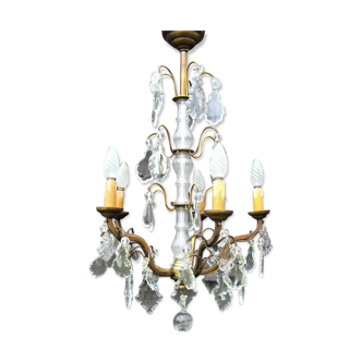 Louis XV style crystal chandelier