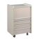 Vintage commode in aluminium and wood, Italy, 1990s.