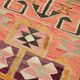 Turkish Handwoven Vintage Herki Kilim 92 cm x 335 cm