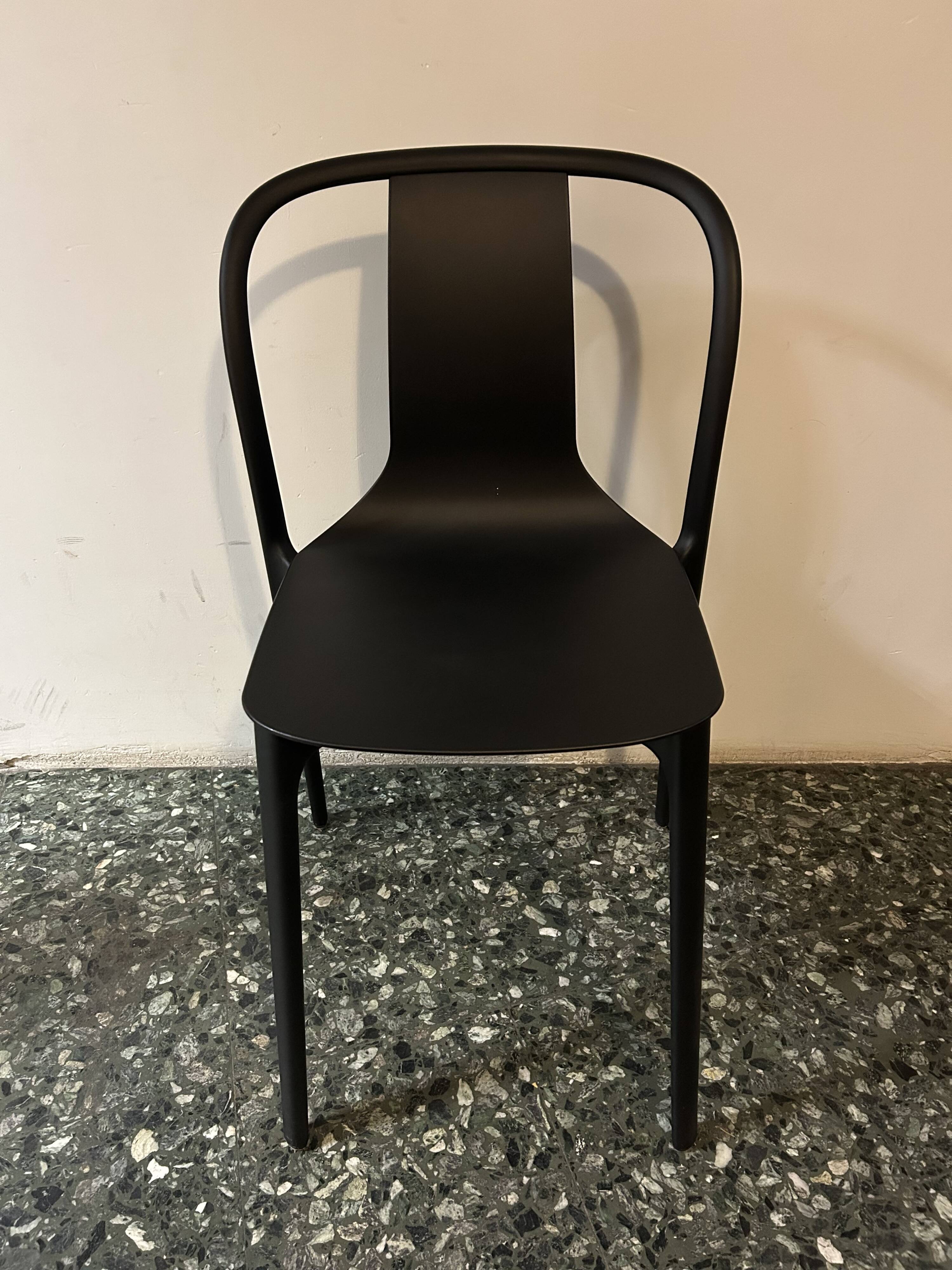 Vitra Belleville black chaise by Bouroullec