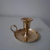 Brass candlesticks, cellar rat models