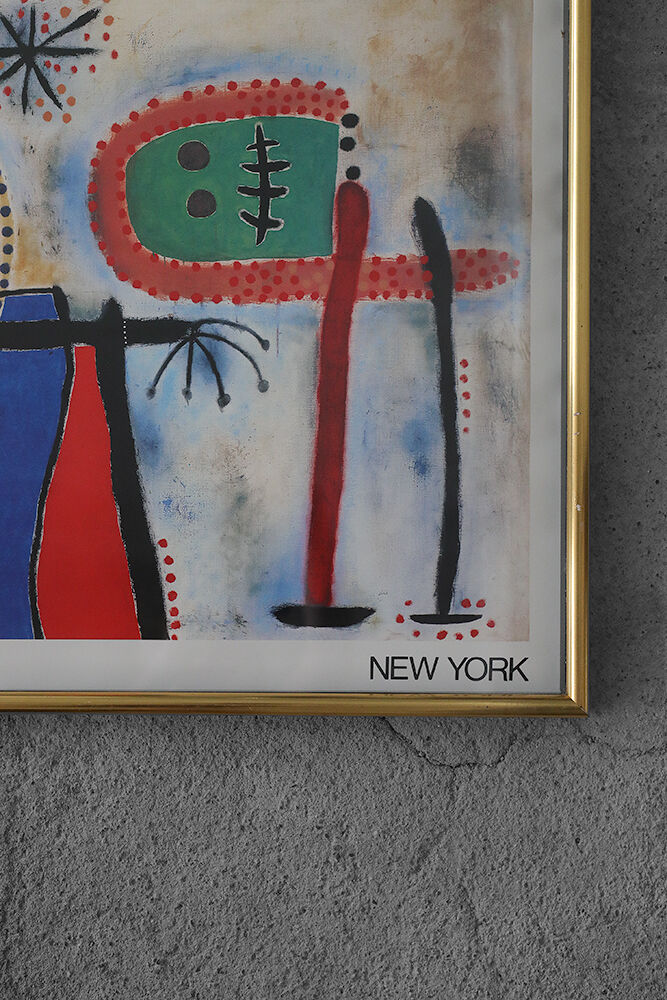 Joan Miró, Exhibition Poster Solomon R. Guggenheim Museum, Nowy Jork, Framed