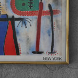 Joan Miró, Exhibition Poster Solomon R. Guggenheim Museum, Nowy Jork, Framed