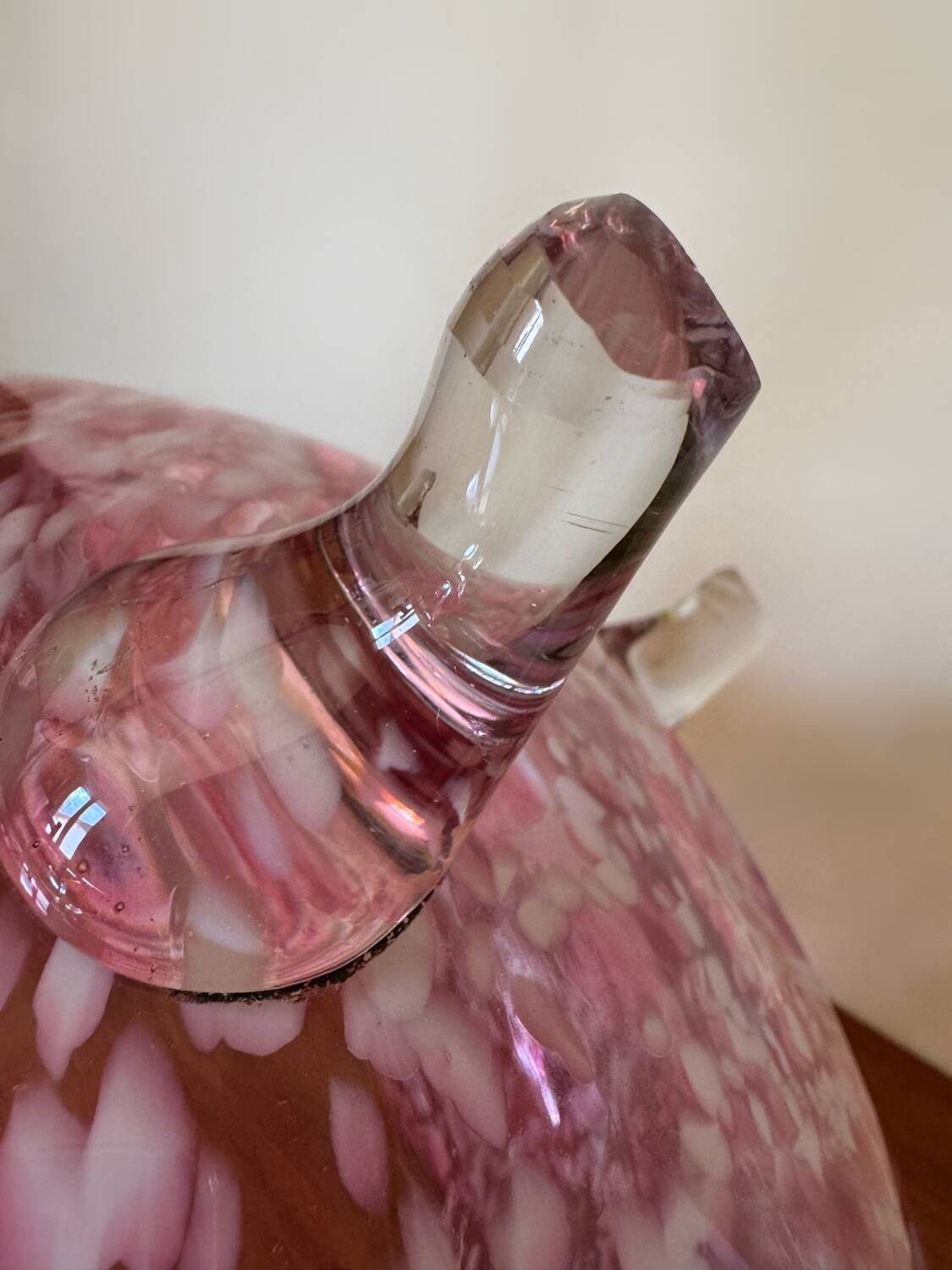 Old Clichy glass cup