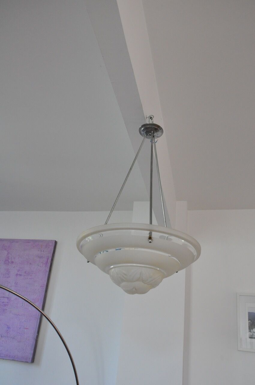 Art deco hanging lamp