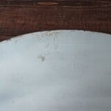 Old oval beveled art deco mirror