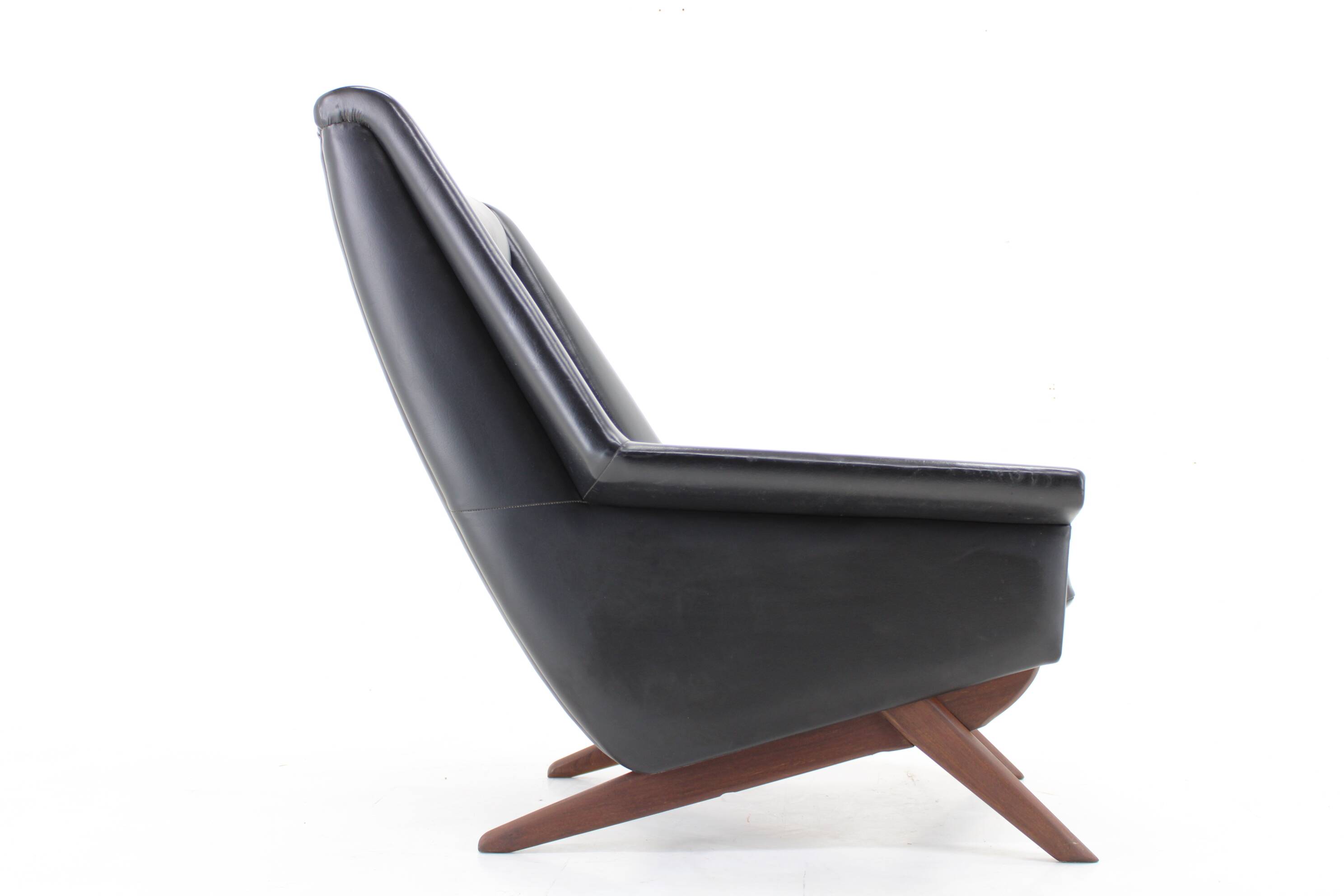 1970s Folke Ohlsson Armchair 4410 in Leatherette, Denmark