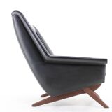 1970s Folke Ohlsson Armchair 4410 in Leatherette, Denmark