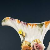 Vintage Italian ceramic pitcher from the mid-20th century by Bassano, 1970s.