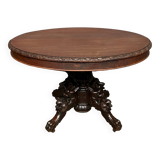 Louis XIII style dining table. Oak.