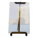 Vintage golden brass easel photo frame
