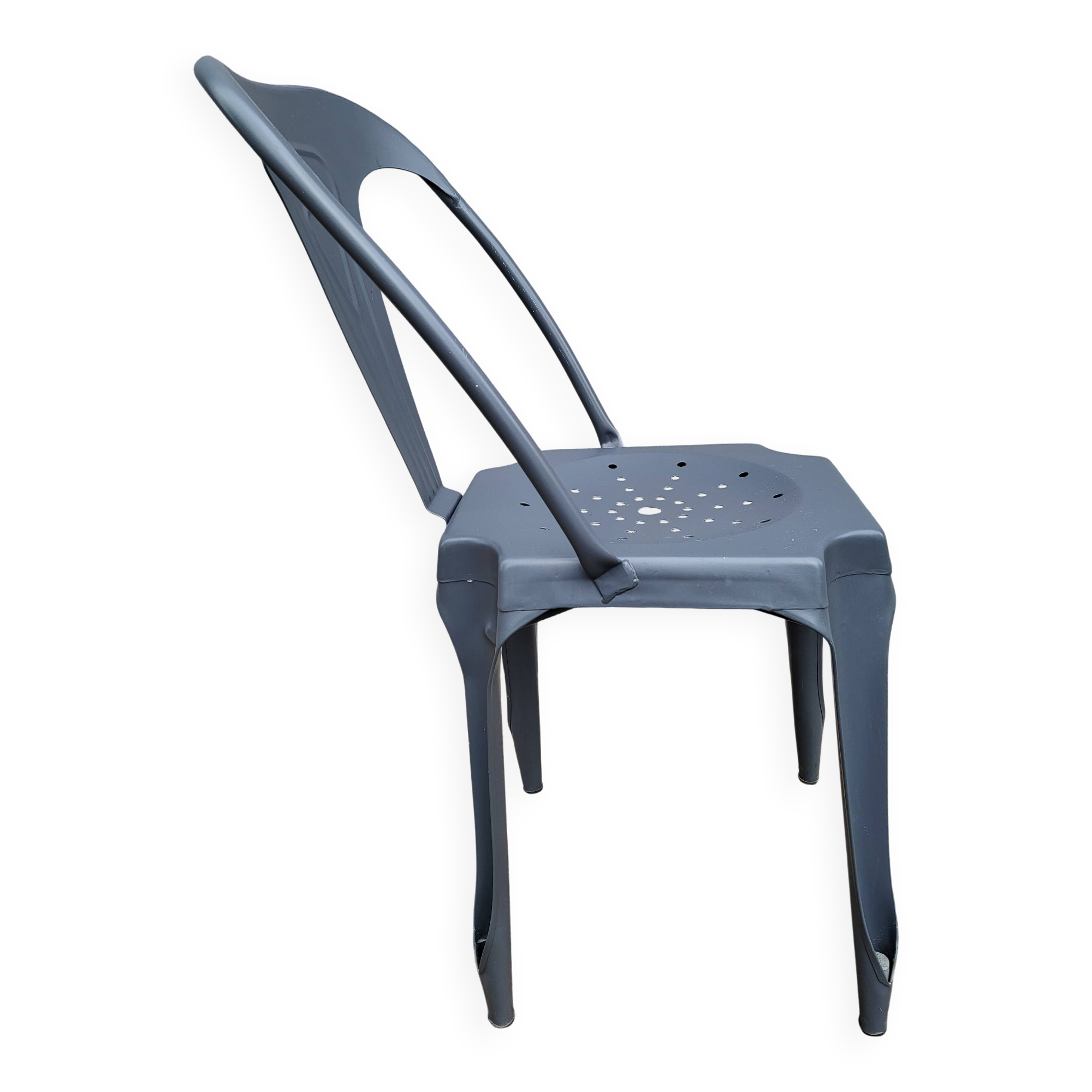 Chaise bistrot métal style 1930