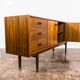 Buffet en noyer vintage par Bfm, années 1960, Pologne