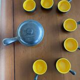 Set of 50s fondue pots