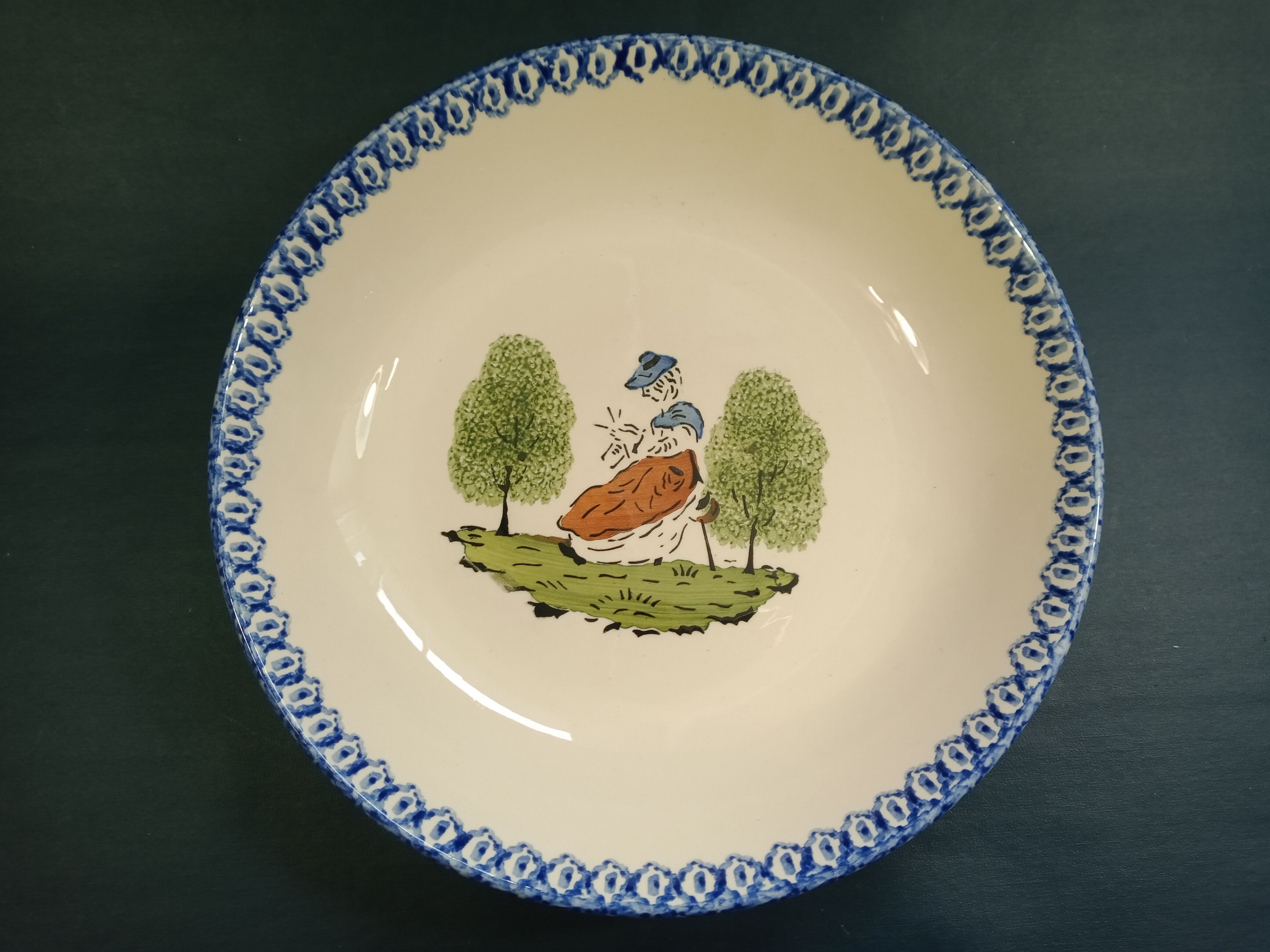 Pair of ceramic plates from Saint Clement