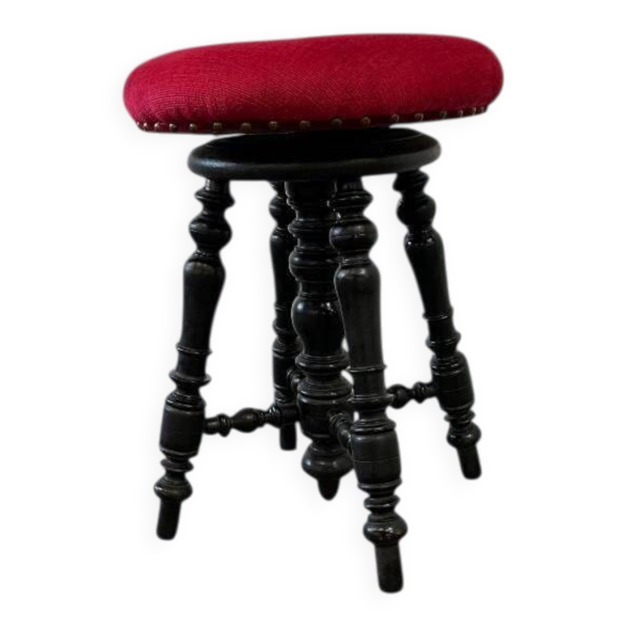 Vintage piano stool / stool / stool