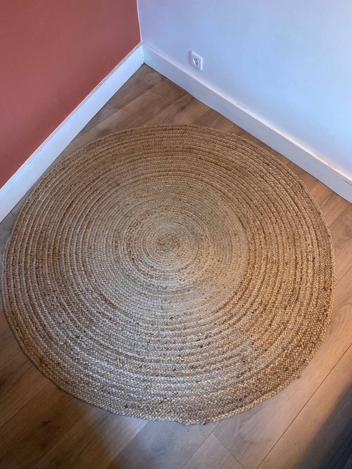 Round jute rug diameter 150cm