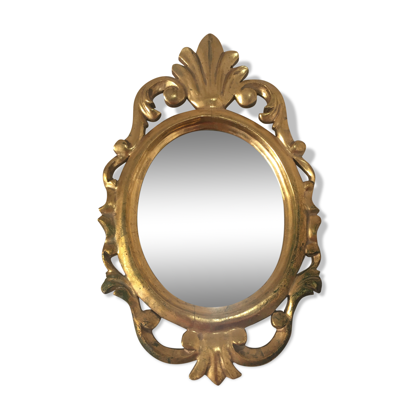 Baroque mirror gilded wood.