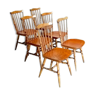 Set de 6 chaises bistrot Baumann