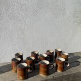 10 unique ceramic/stoneware coffee cups