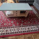 Rug Machine made rectangular Belgium 1990