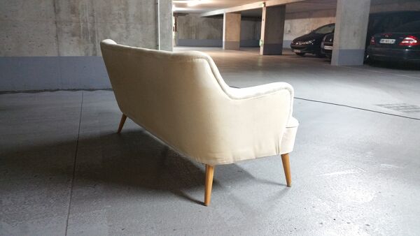 Canapé scandinave danois années 50-60 organique
