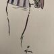 Fashion illustration 1957 by René Gruau
