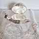 Antique butter dish Silver-plated snail