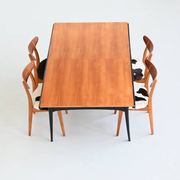Alfred Hendrickx T4 dining table in beech Belform Belgium 1958